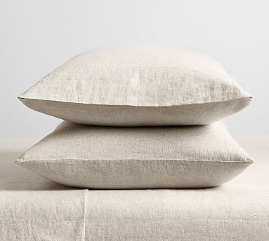 Pottery barn linen pillow covers best sale