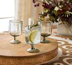Hammered Caf&#233; Short Goblets