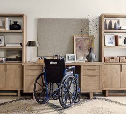 Portola Open Bookcase with Doors (33&quot;)