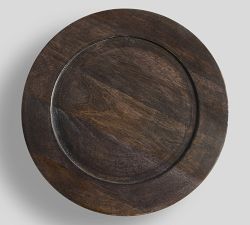 Vail Wood Charger Plate