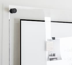 Acrylic &amp; Matte Black Modular Wall Organization Collection
