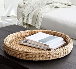 Handwoven Seagrass Round Tray