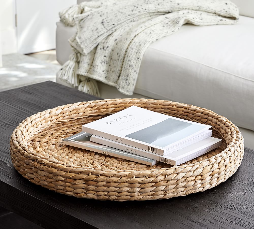 Handwoven Seagrass Round Tray