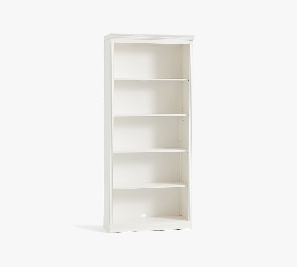 Livingston 35" White Bookcase - Furniture