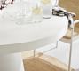 Pomona Concrete Round Outdoor Dining Table (36&quot;-51&quot;)