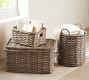Aubrey Handwoven Tote Basket