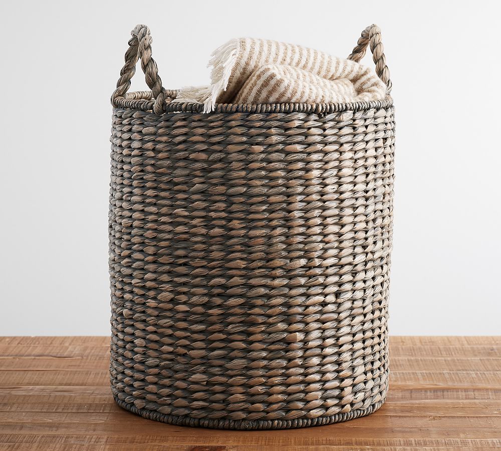 Charleston Handwoven Seagrass Tote Basket