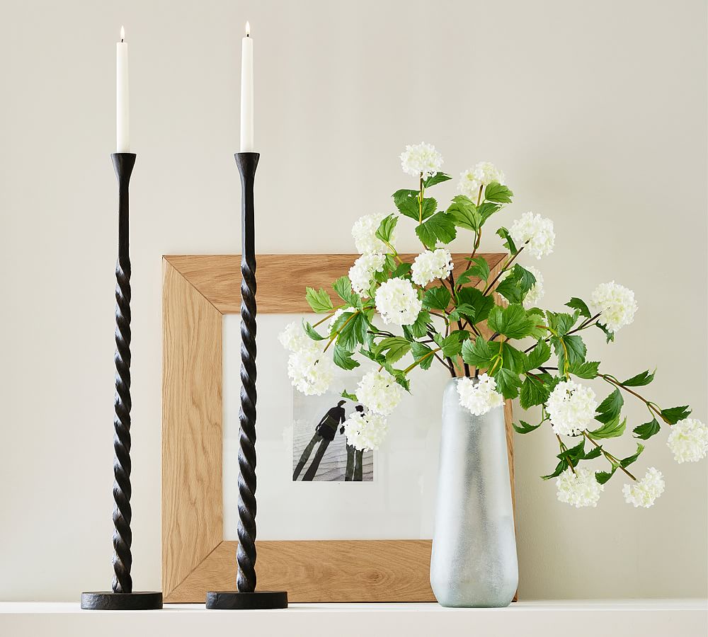 Easton Iron Taper Candlesticks, Extra Tall