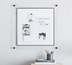 Acrylic &amp; Matte Black Modular Wall Organization Collection