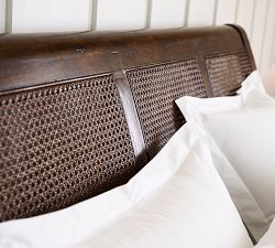 Augusta Cane Sleigh Bed