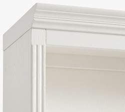 Livingston 35" White Bookcase - Furniture