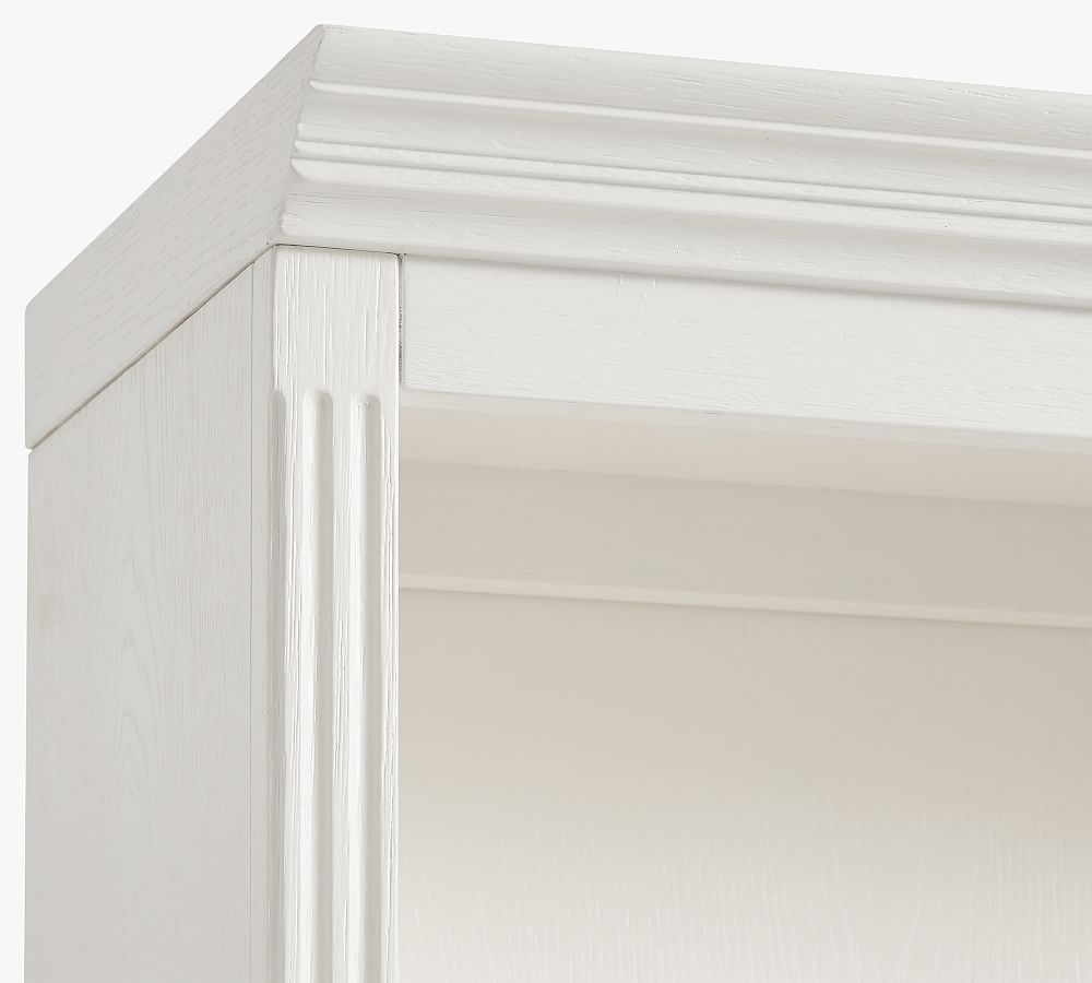 Livingston 35" White Bookcase - Furniture