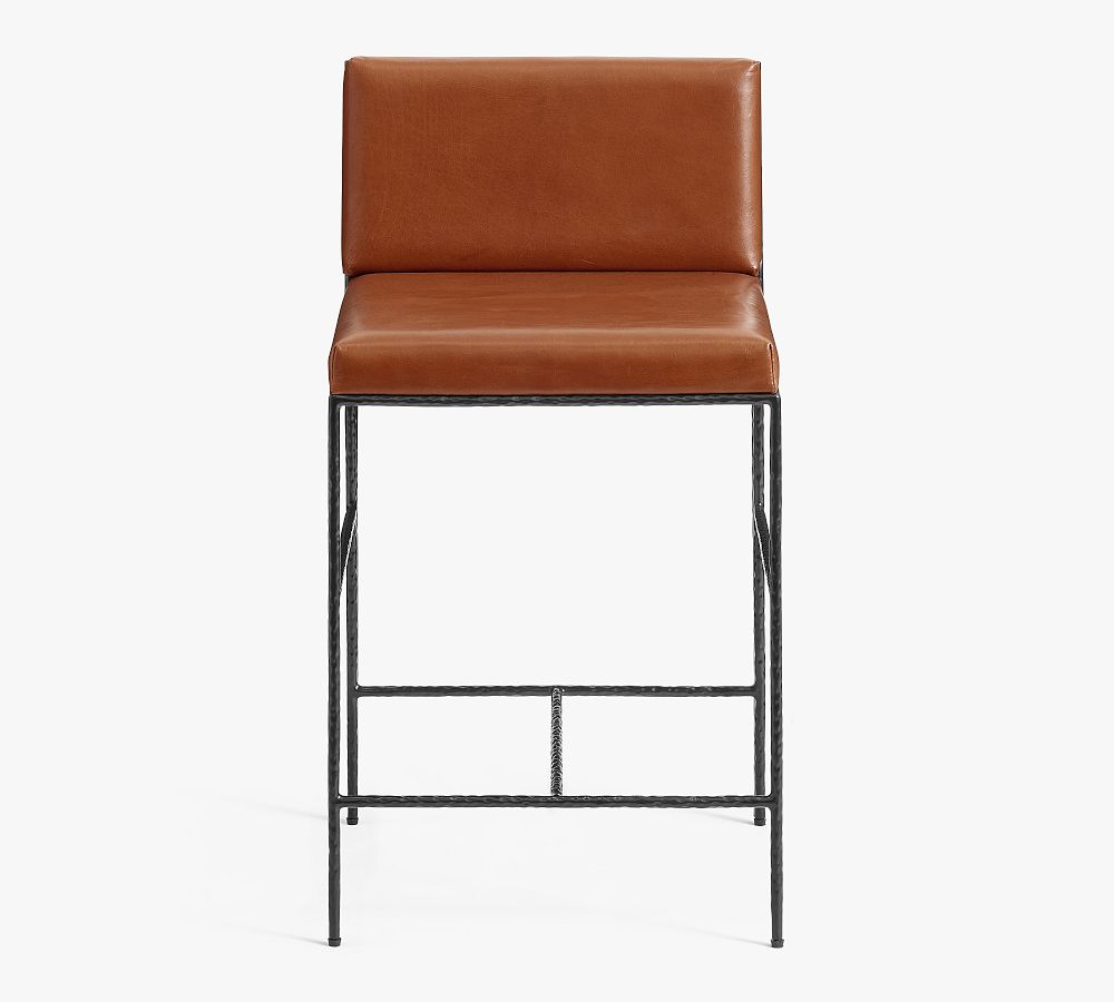 Rockwell Leather Stool