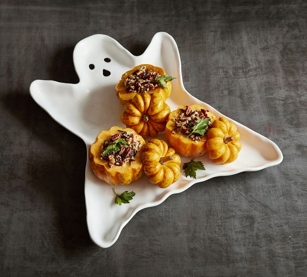 Gus the Ghost Stoneware Serving Platter