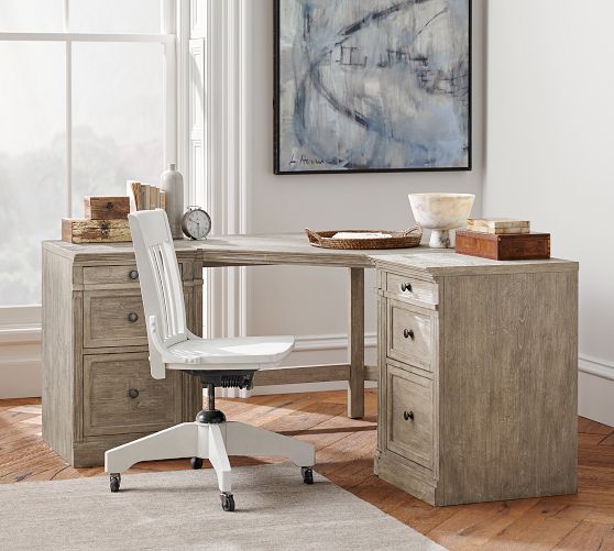 Pottery barn gray desk discount
