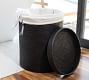 Tava Handwoven Rattan Round Hamper