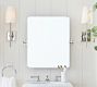 Vintage Frameless Rectangular Pivot Mirror