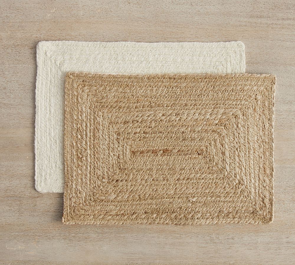 Colton Jute Rectangular Placemats - Set of 4