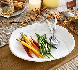 Figural Pumpkin Stoneware Serving Platter