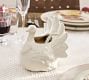 Rustic Turkey Stoneware Gravy Boat
