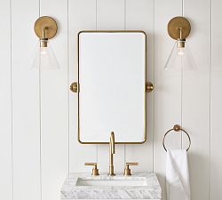 Vintage Mini Pivot Mirror