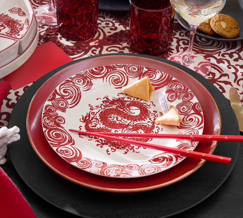 Lunar New Year Salad Plates - Set of 4