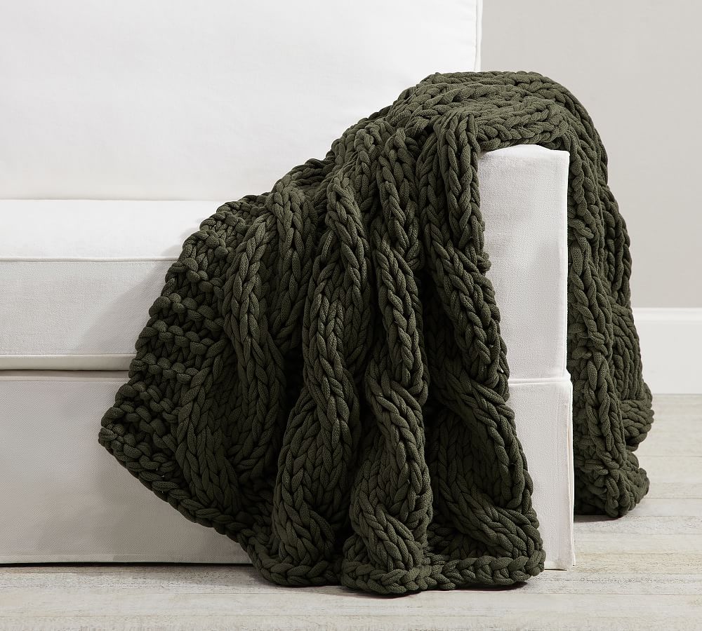Colossal Handknit Throw