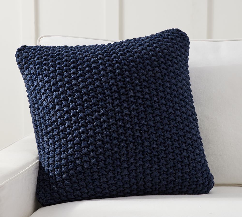 Bayside Seed Stitch Pillow