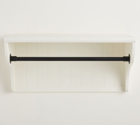 Aubrey Shelf With Rail
