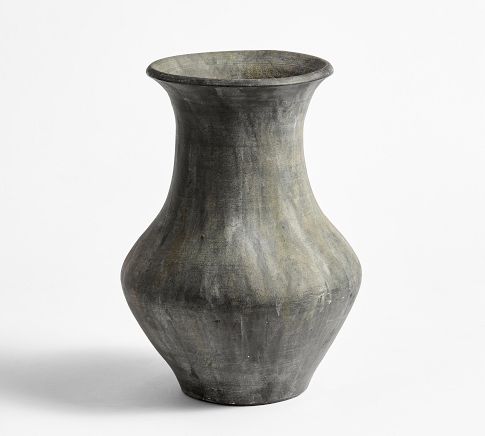 Large Black Vase - 11.75"H