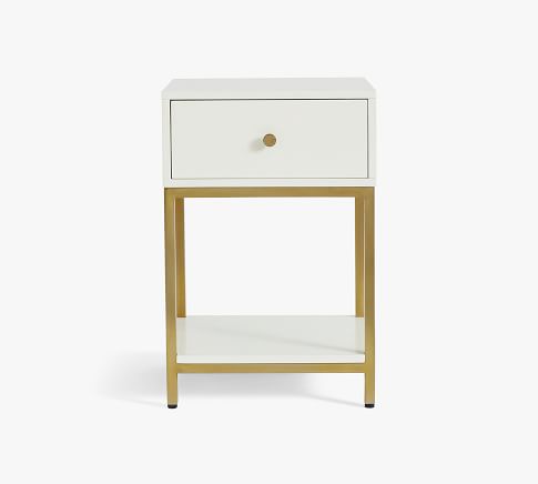 Delaney 16" Nightstand, White