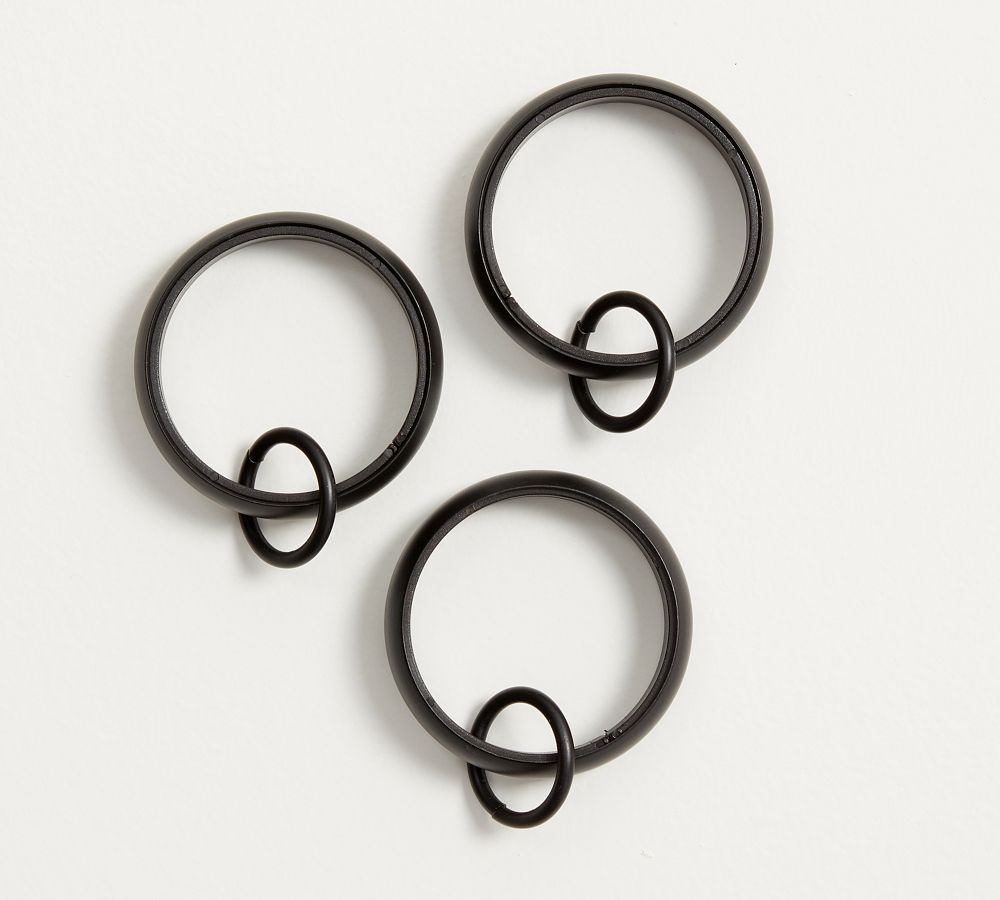 Quiet-Glide Double Curtain Round Rings