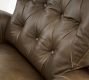 Wells Tufted Leather Power Swivel Recliner