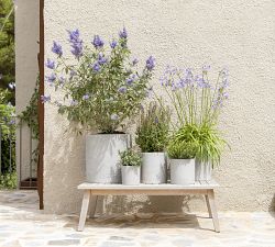 Lightweight Fiberclay Cylinder Planters