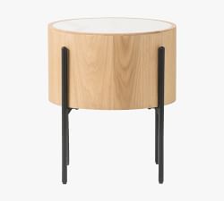 Canon Round Marble End Table