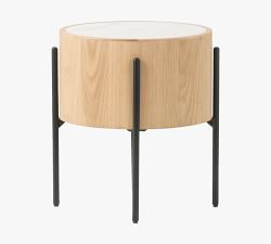 Canon Round Marble End Table