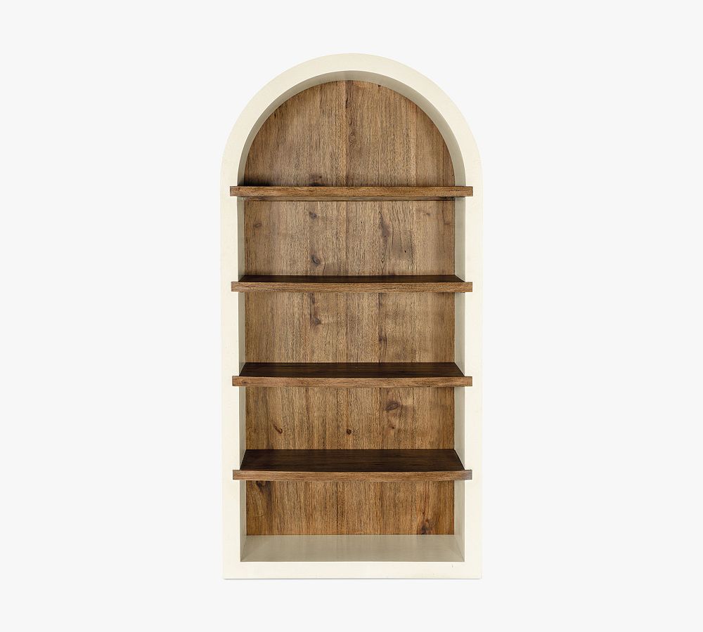 Dover Arched Bookcase 38" - Stylish Storage Solution