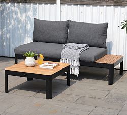 Chattanooga Teak 2-Piece Outdoor Sofa Set (68&quot;)