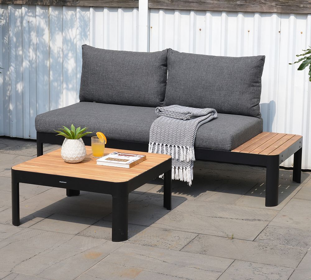 Chattanooga Teak 2-Piece Outdoor Sofa Set (68&quot;)