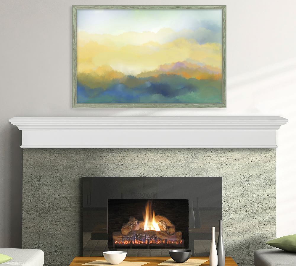Brynlee Fireplace Mantel - White