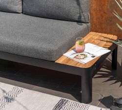 Chattanooga Teak 3-Piece Outdoor Sectional Set (99&quot;)