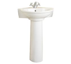Mays 23.5&rdquo; Ceramic Single Pedestal Sink