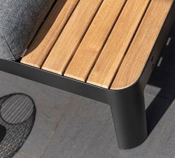 Chattanooga Teak 3-Piece Outdoor Sectional Set (99&quot;)