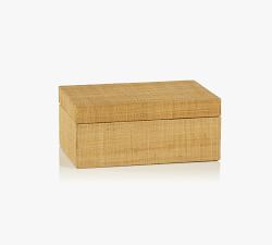 Merlin Grasscloth Decorative Box