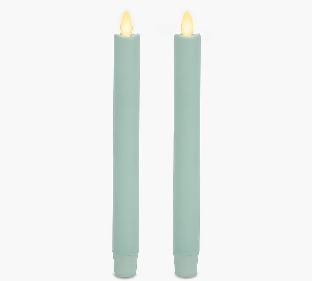 Premium Flickering Flameless Wax Taper Candle