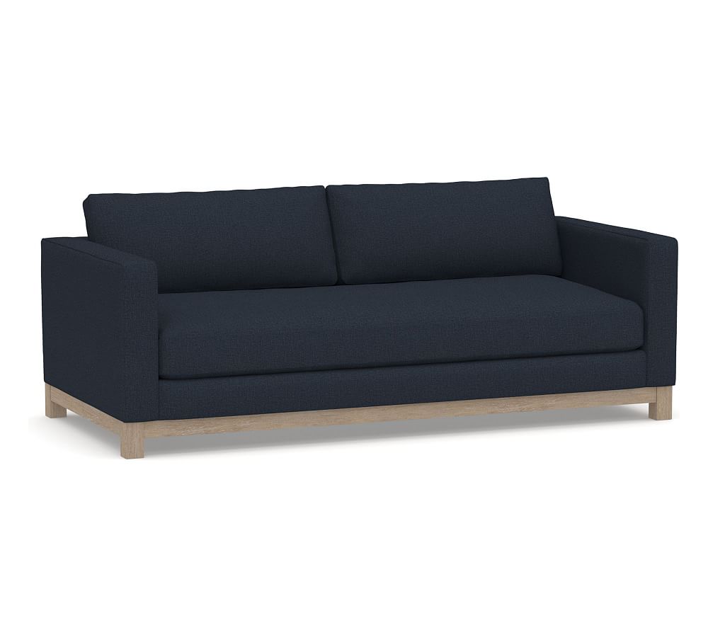 Jake Seadrift Wood Base Sofa (86")