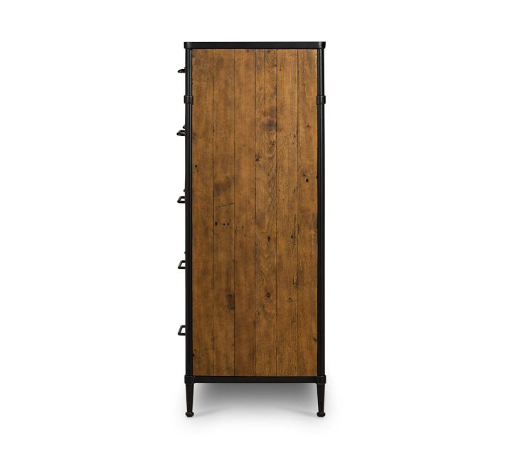 Juno Reclaimed Wood 6 Drawer Tall Dresser Reclaimed Pine Pottery Barn