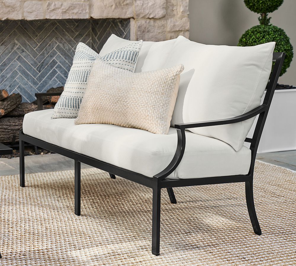 Riviera Metal Outdoor Sofa (63&quot;)