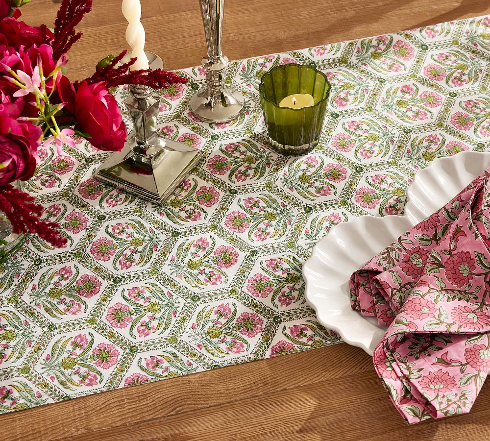 Lattice Cotton Table Runner