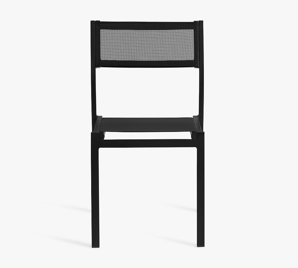 2 Fiji Metal & Mesh Stackable Outdoor Dining & Armchairs